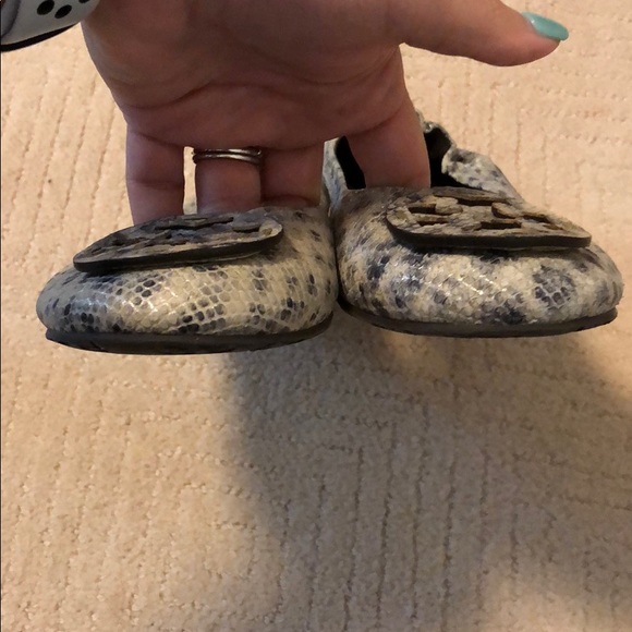 Tory Burch Python Reva Flats - Picture 4 of 4